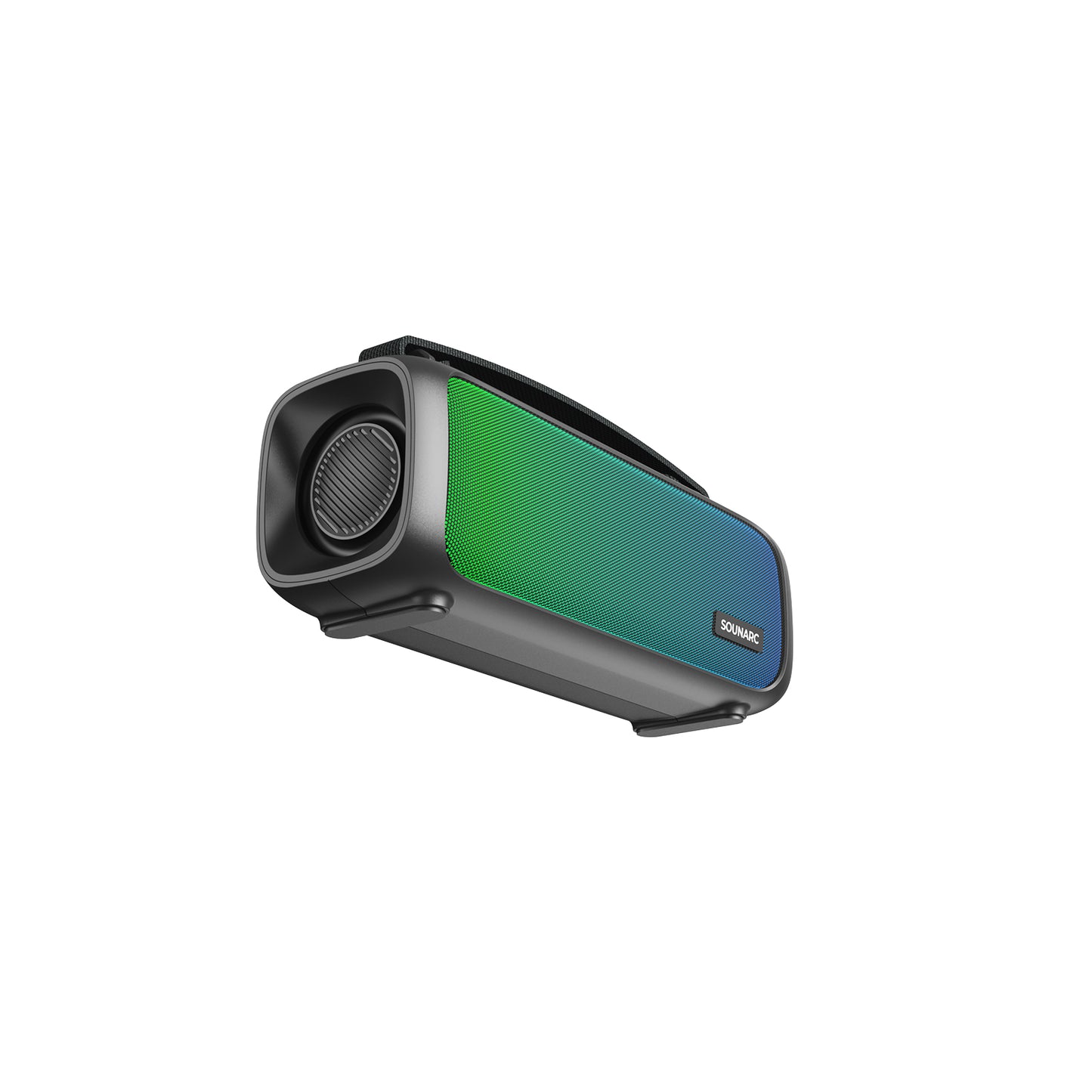 SOUNARC P3 16W Bluetooth Portable Speaker with 7 Hours of Playtime, IPX4 Waterproof & AUX Port - Black