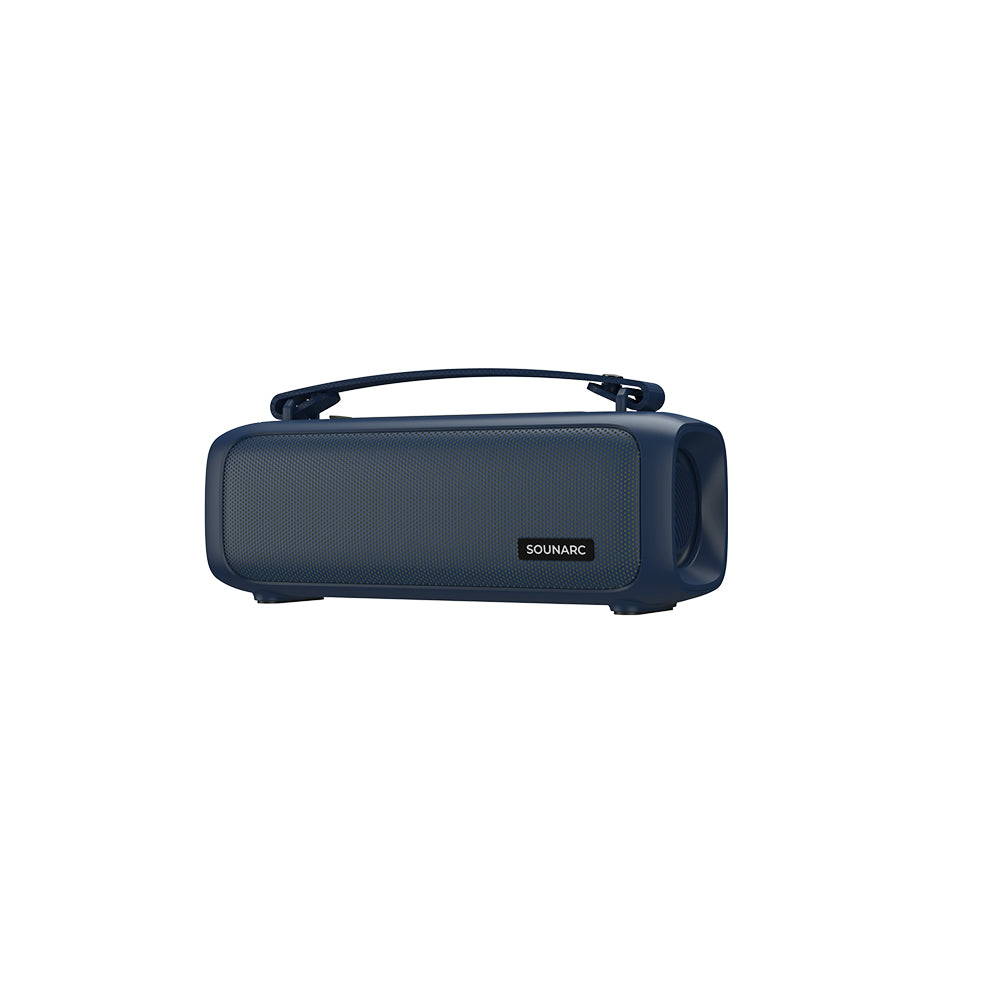 SOUNARC P3 16W Bluetooth Portable Speaker with 7 Hours of Playtime, IPX4 Waterproof & AUX Port - Black
