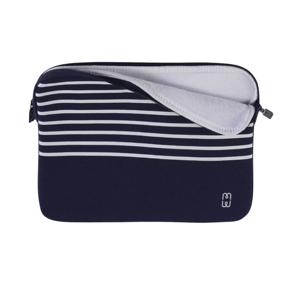 Basics ²Life Sleeve with Memory Foam for MacBook Pro 13" / MacBook Air 13" - Mariniere Blue