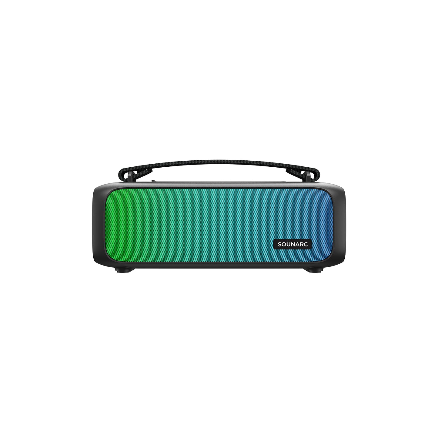 SOUNARC P3 16W Bluetooth Portable Speaker with 7 Hours of Playtime, IPX4 Waterproof & AUX Port - Black
