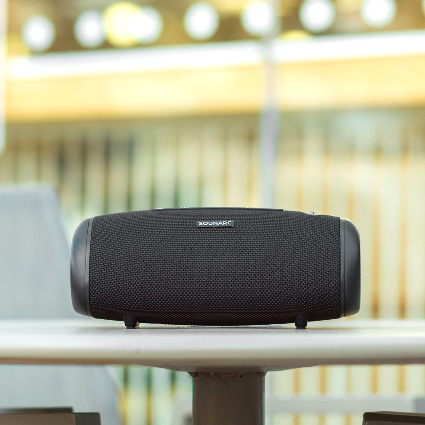 Sounarc R2 60W Extreme Bass Portable Speaker with Bluetooth 5.3, IPX6 Waterproof, Stereo Pairing - Black